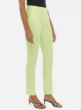 Tahari ASL Classic Pant JDR Lime 4 NWT Bright Lime Green Tailored Work Dress 