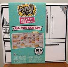 MGA's Mini Verse Make It Mini Food ALL YOU CAN EAT Collection 101 Pieces - New