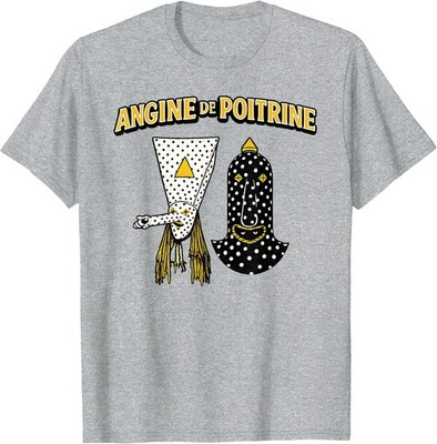 Angine De Poitrine Band Tee Vintage Music Fans Masked T-Shirt | eBay