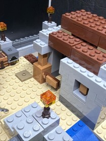 LEGO Minecraft: The Desert Outpost (21121) Complete w/ Manual & Minifigures