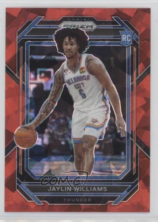 2022-23 Panini Prizm Red Ice Prizm Jaylin Williams #247 10ek