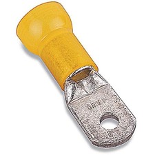 1pc STA-KON by ABB (FORMERLY T&B) RF4-14 Nylon Ins.Ring Terminal, Bolt Hole