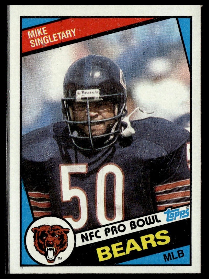 1984 Topps #232 Mike Singletary
