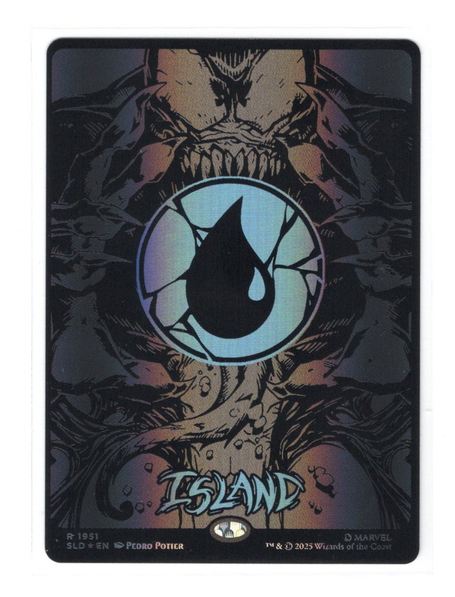 Island | Raised Foil | 1951 | NM | MTG | SLD -  Secret Lair Drop Series
