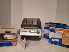 Imprimante thermique d'étiquettes Brother QL-500 et plus de 1 000 étiquettes DK-1201