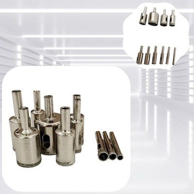 0.24-1.18'' Diamond Drill Bits 10PCS Glass Tile Marble Hole Opener