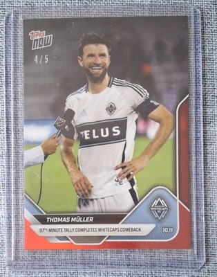 Topps /5 Thomas Müller, MLS #114 Vancouver Whitecaps
