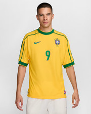 NEW Nike Brazil REISSUE 1998 Ronaldo Men's Soccer Jersey size M IB1155-741