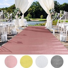 50 ft Glittered Aisle Runner Wedding Ceremony Party Events Decorations Supplies
