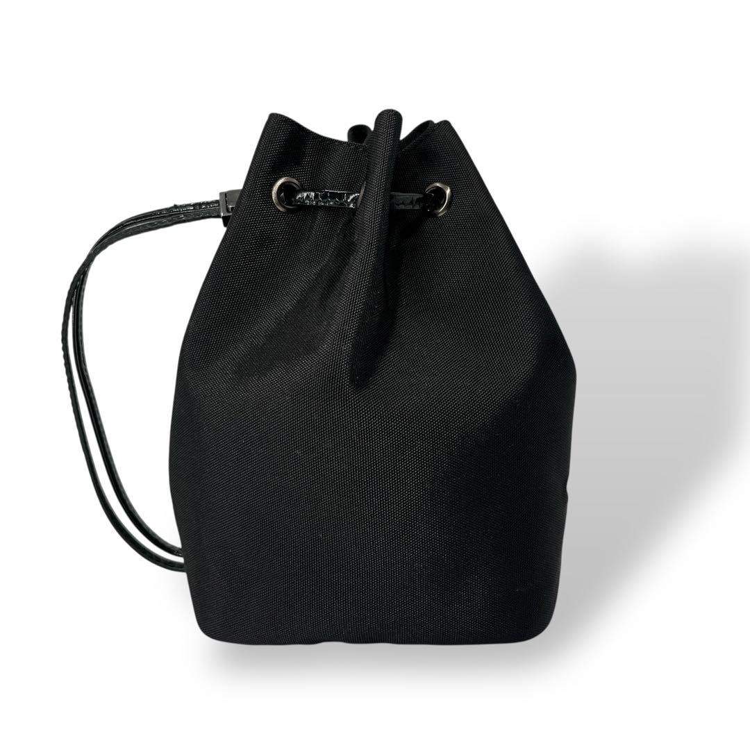 GUCCI Mini Pouch Drawstring Handbag Small Nylon A… - image 19