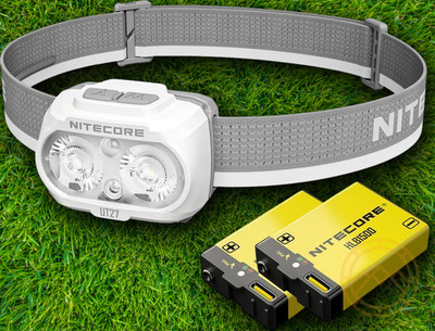 Nitecore UT27 Pro Headlamp White Band Rechargeable Resists Water/Impact 800 lm