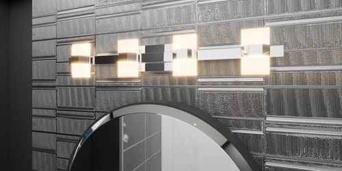 Quoizel PCSEL8636 Selena 4 Light 36"W Vanity Light - Chrome - Picture 6 of 7