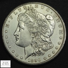 1890 CC Carson City Morgan Silver Dollar $1