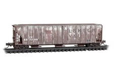 Conrail 3-Bay Evans Covered Hopper Weathered Micro-Trains MTL#099 44 400 N SCALE