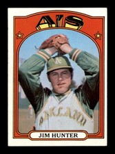 1972 Topps #330 Jim Hunter   EX X3512514