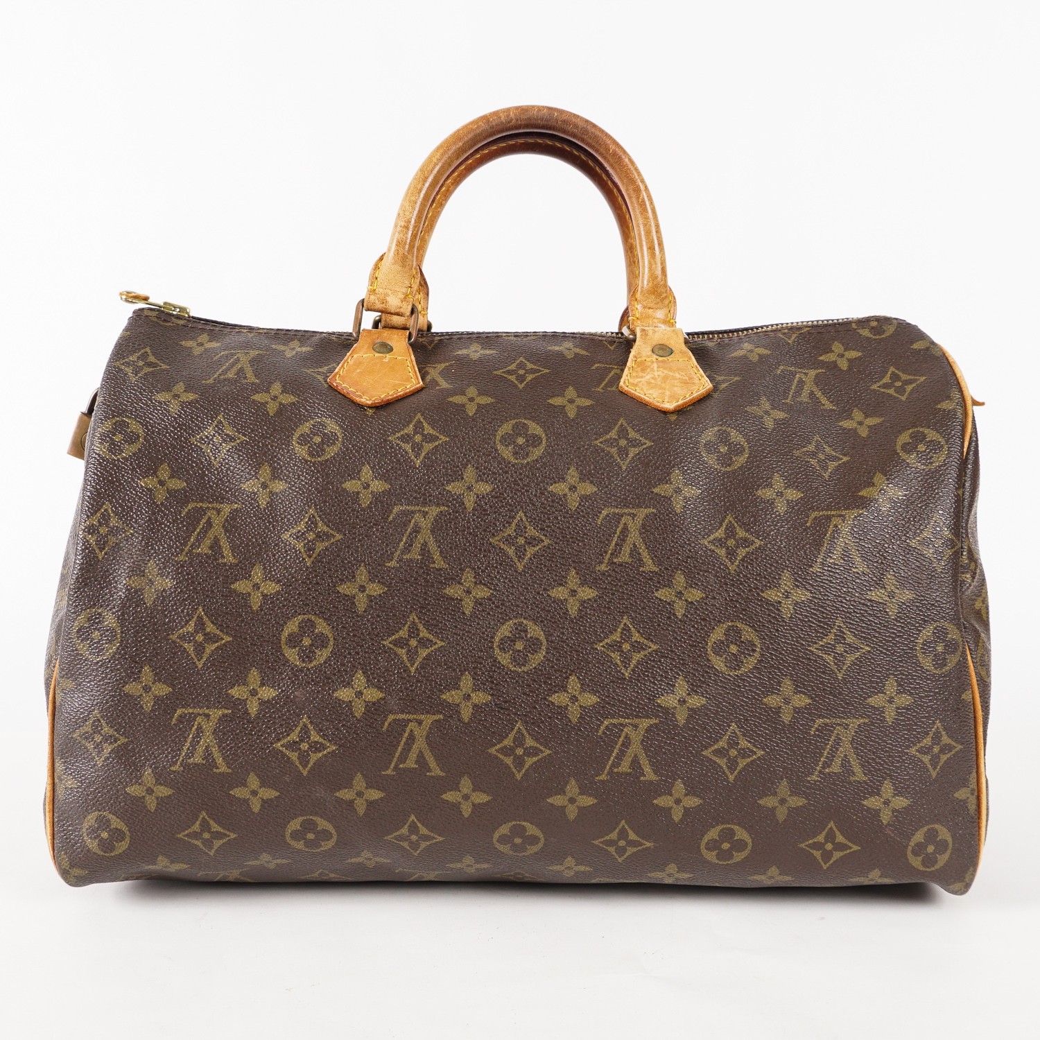 Authentic Louis Vuitton Monogram Speedy 35 M41524 Handbag 12E144180008