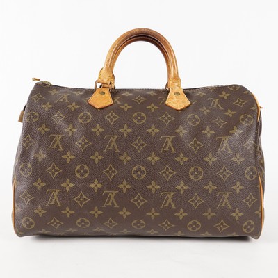 Authentic Louis Vuitton Monogram Speedy 35 M41524 Handbag 12E144180008