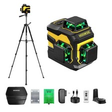 Laser Level with Tripod, 3x360  Cross Line Laser for Construction and Picture...