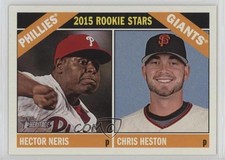 2015 Topps Heritage Rookie Stars Hector Neris Chris Heston #401 0b0