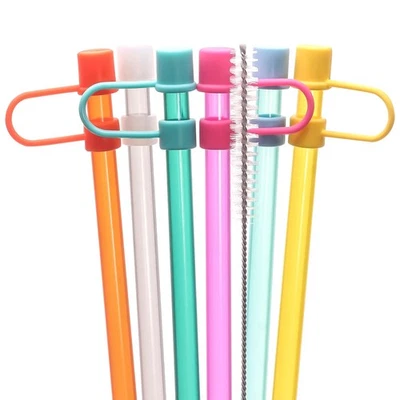 Replacement Straws With Cover Cap for Stanley 40 oz 30 oz Tumbler6 Pack Reusa...