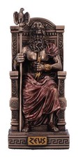Zeus Bronze Miniature Statue