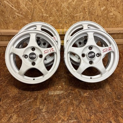 JDM Rare ENKEI OZ Racing Black 15x6J+46 114.3/4 Bolt Pattern Old