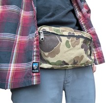 Vintage 90's Mark Pack Duck Camouflage Adjustable Fanny Pack, Waist, Made in USA