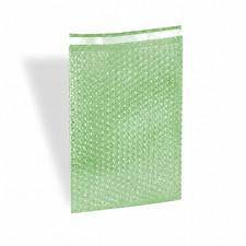 Green Biodegradable 10 Sensible Mailers 8x11.5" Self Sealing Bubble Out Bags