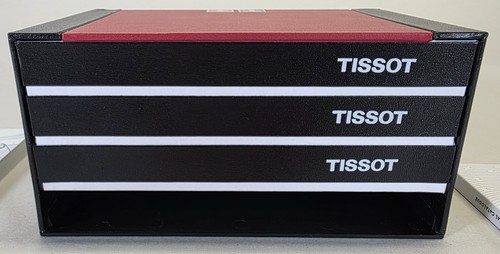 EMPTY Tissot Watch Case with Original History Booklets Customer Service Card - Picture 2 of 13