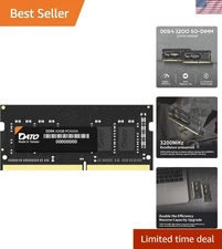 8GB RAM 3200MHz PC4-25600 CL22 SODIMM 1.2V 260-Pin Non-ECC SODIMM Laptop Note...