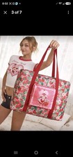 New 18 STRAWBERRY SHORTCAKE Handbag ZIPPER Duffel GYM Bag RED Tote Purse Travel