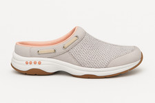 Easy Spirit Women's Travelport Slip-On Mules Size 8M Light Grey Comfort NIB