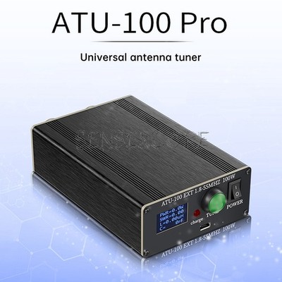 ATU-100Pro Universal Antenna Tuner 1.8MHz-55MHz Auto Tuner W/ 0.96'' OLED Display