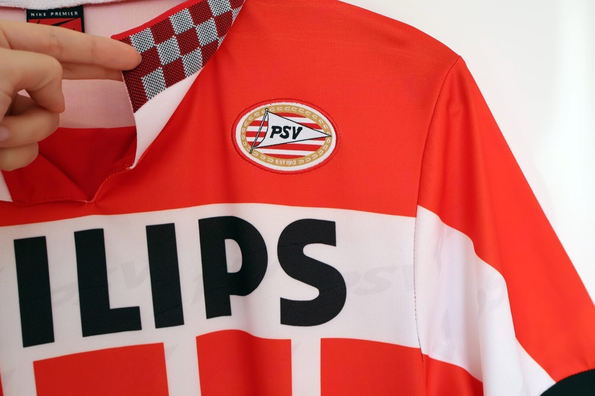 PSV Eindhoven 1995/96 Home 9 Ronaldo Authentic Replica Football T