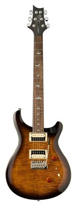 PRS SE Custom 24 Electric Guitar - Quilted Black Gold Sunburst