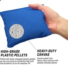 Official Regulation Cornhole Bean Bags Set of 8 for Competitive Cornhole Ga...