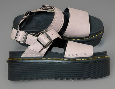 Dr. Marten Women's Voss Quad Leather Strap Sandal Size 9 #587A