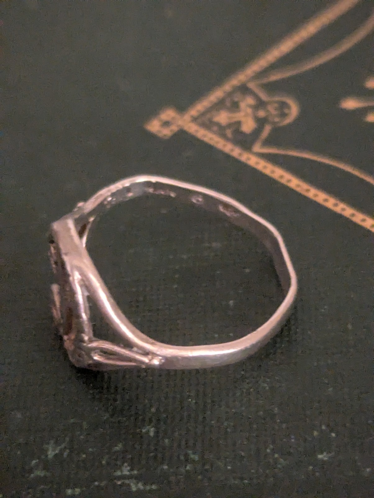 Sterling Silver Monogram Initial D Ring Size 8 Vt… - image 14