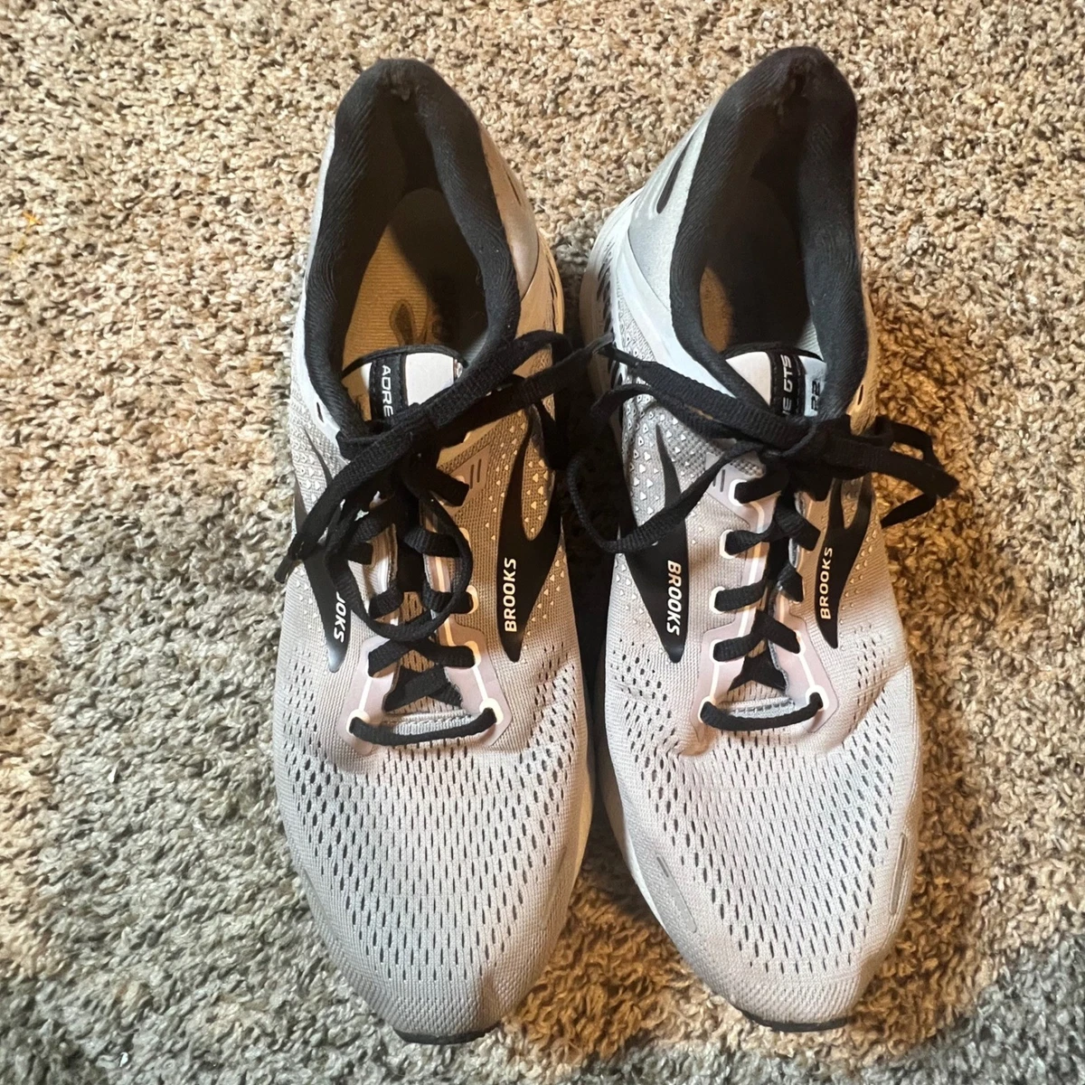 Brooks Adrenaline GTS 22 2E Wide Grey Black for sale | eBay