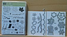 Stampin Up COLORFUL SEASONS bundle - Stamp Set Plus Dies GOOD condition