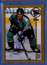 1998-99 Topps Hockey * Marco Sturm * Signed * Card #17
