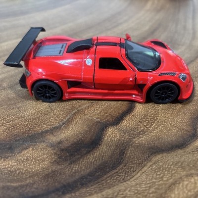 Red 2010 Gumpert Apollo Sport KT5356 5 in L-2.5in wide Kinsmart Car