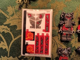 LEGO Ninjago 2017 Vermillion Invader 70624 Hands of Time  Minifigure Weapon Lot