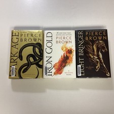 Pierce Brown Lot Iron Gold Dark Age Light Bringer HCDJ Ex Library Set Series