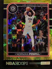 Norman Powell Panini 2024-25 NBA Hoops Yellow Checkerboard  numbered of 5