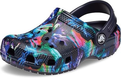 CROCS CLASSIC DINO CLOG [ SIZE 19 - 20 EU ] KIDS BOYS DINOS CLOGS BLUE NEW