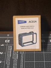 NEEWER Cage for DJI Action 5 Pro/4/3, Metal Rig with Cold Shoe, AC014 AC014D