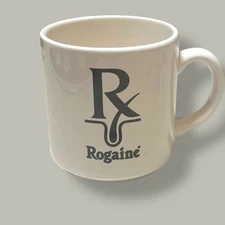 UPJOHN Rogaine’ Coffee Mug Drug Rep Pharmaceutical Advertising Regrow Hair 1988