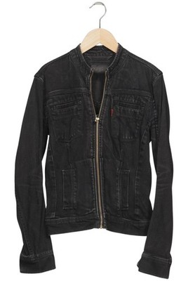 Levis Jacke Damen Anorak Jacket Kurzmantel Gr. S Baumwolle Schwarz #si3sd6f