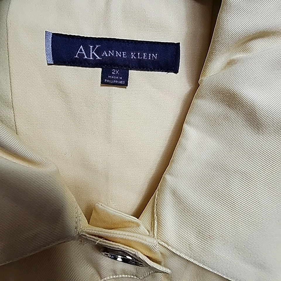 Chaqueta de mezclilla para mujer Anne Klein 2X alta moda ORIGINAL PRECIO DE VENTA SUGERIDO POR EL FABRICANTE $179.00 100 % algodón Foto 4 de 4